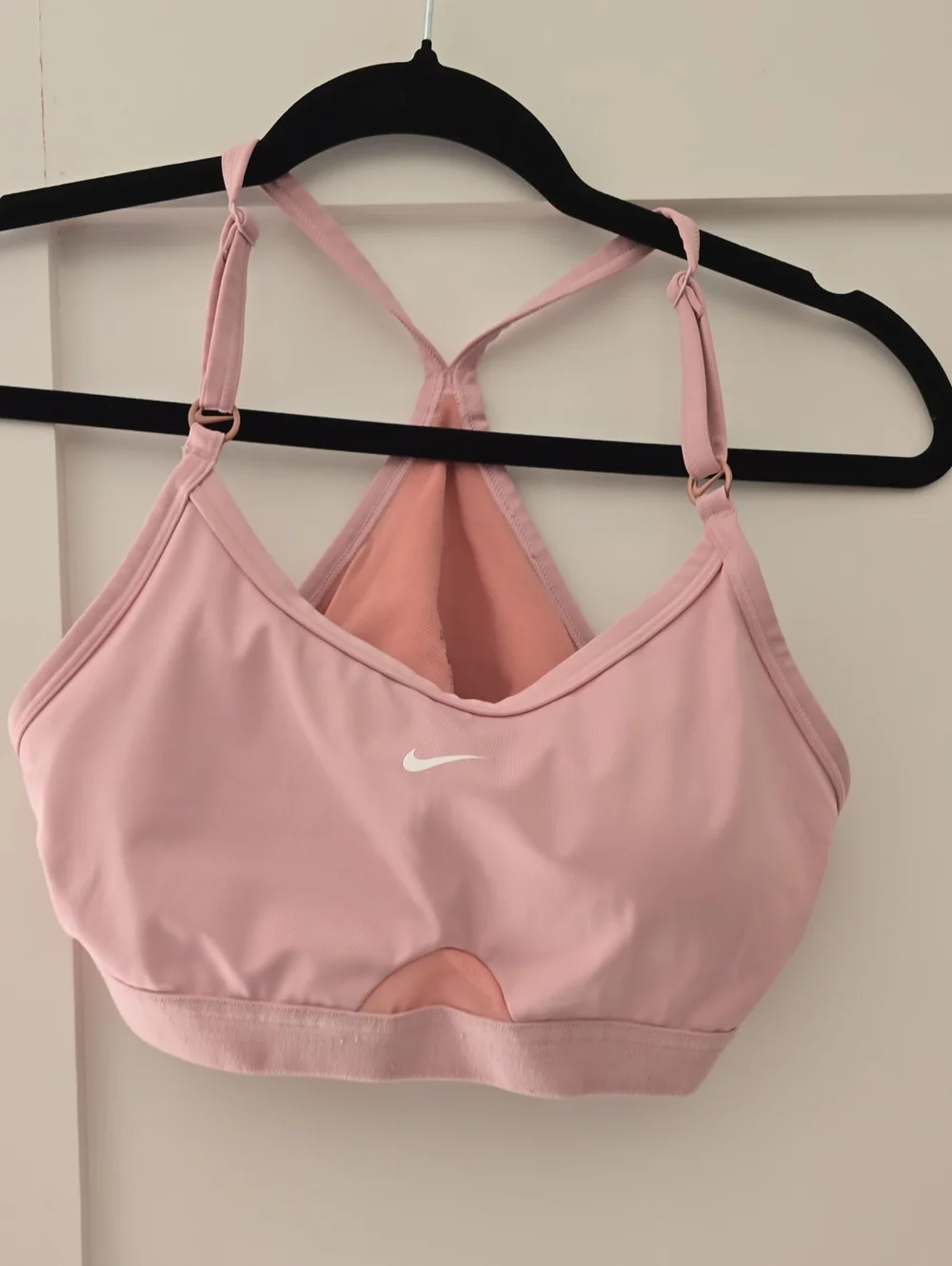 Nike Light Pink Racerback Sports Bra